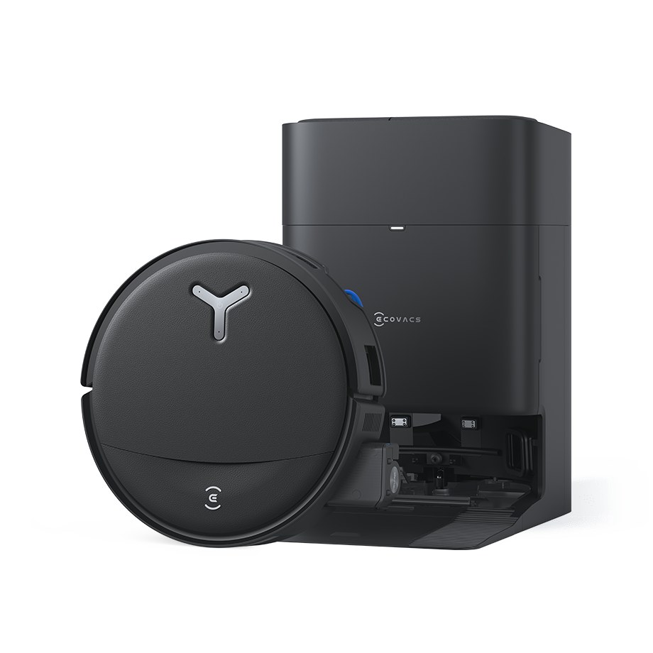 Le robot aspirateur Ecovacs Deebot T80S Omni avec sa station de lavage et séchage compacte